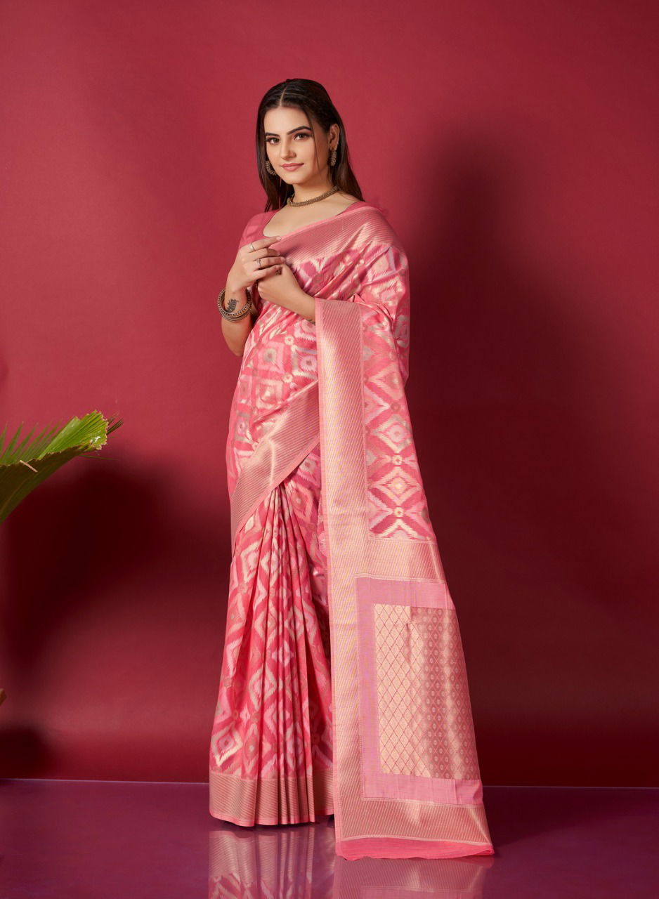 Muskan Linen Party Wear Sarees Catalog